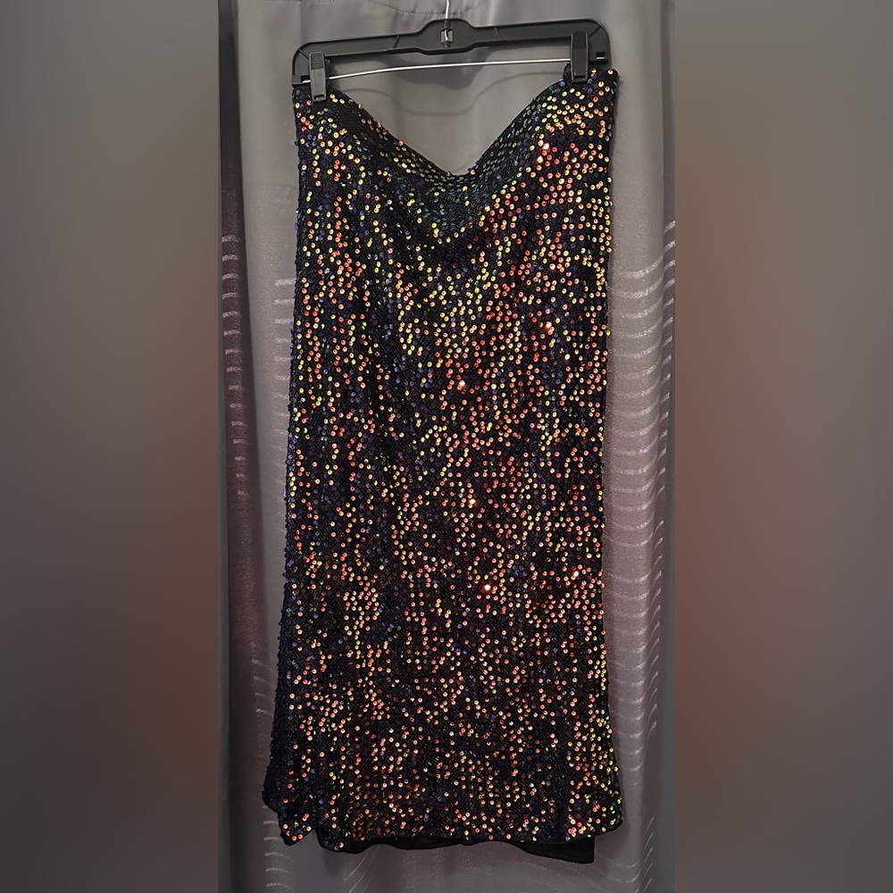 SHEIN Multicolor Sequin Skirt